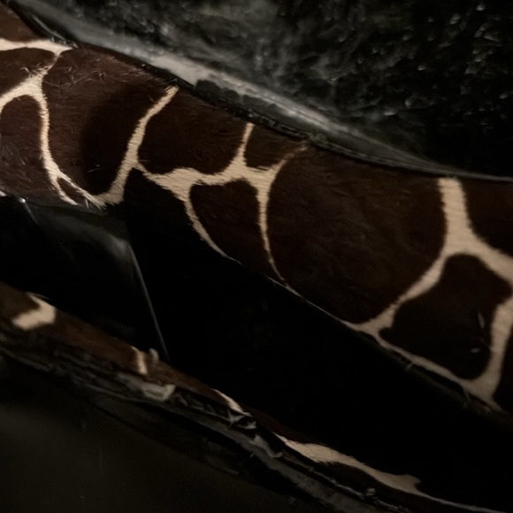 Preowned nine W. open toe heels size 8.5 US - Picture 6 of 8